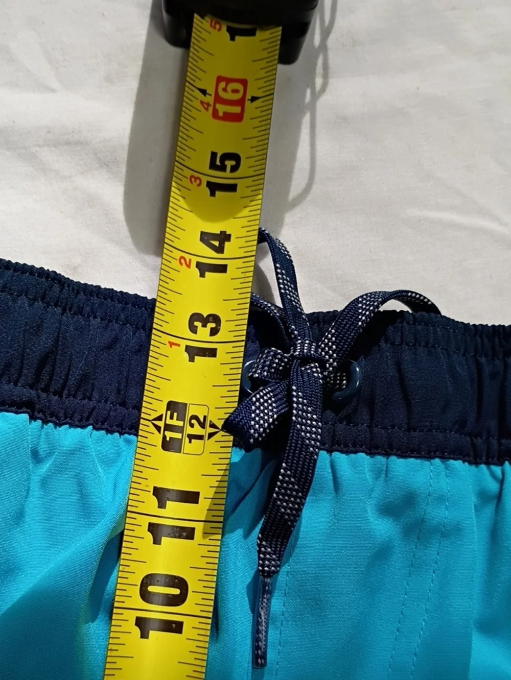 EUC Nike Men's Teal Swim Shorts with Underwear Lining Size Large Summer